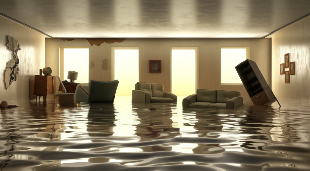 Emergency water damage restoration